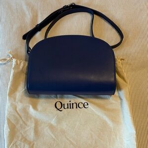 Quince Navy Crossbody Bag